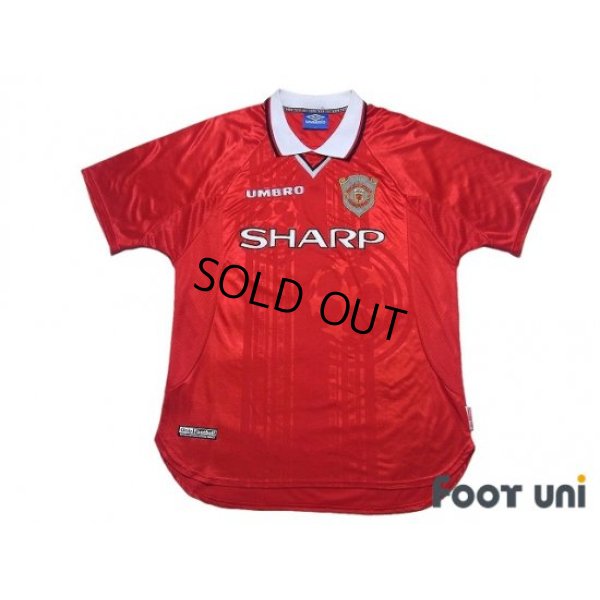 Photo1: Manchester United 1998-1999 Home Shirt CL model