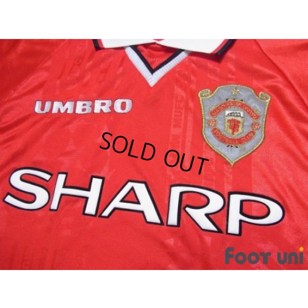 Photo6: Manchester United 1998-1999 Home Shirt CL model