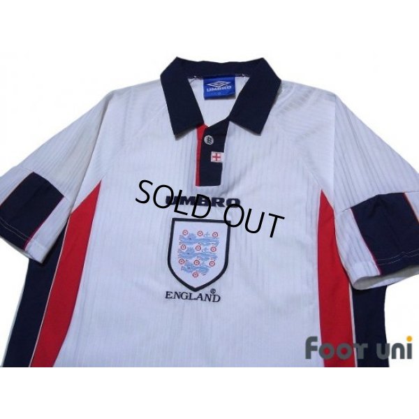 Photo3: England 1998 Home Shirt