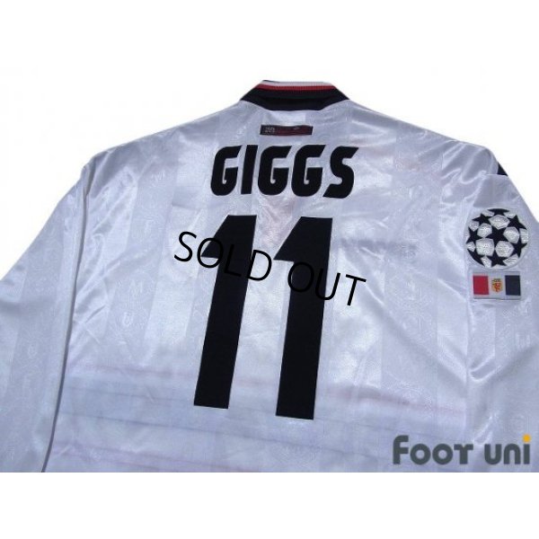 Photo4: Manchester United 1997-1999 Away Long Sleeve Shirt #11 Giggs Champions League Patch/Badge