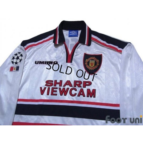 Photo3: Manchester United 1997-1999 Away Long Sleeve Shirt #11 Giggs Champions League Patch/Badge