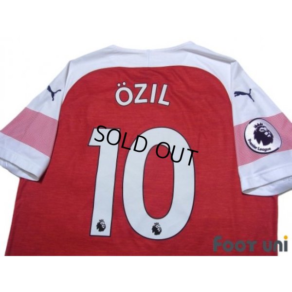 Photo4: Arsenal 2018-2019 Home Shirt #10 Ozil Premier League Patch/Badge
