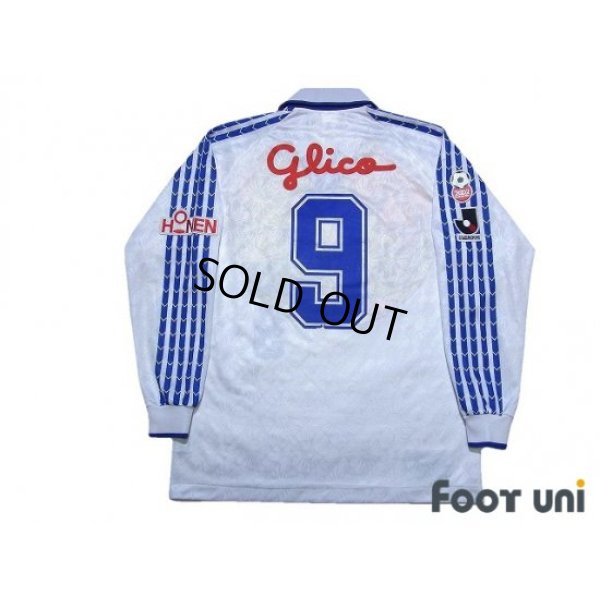 Photo2: Shimizu S-PULSE 1997-1998 Away Long Sleeve Shirt #9 World Cup invitation Patch/Badge