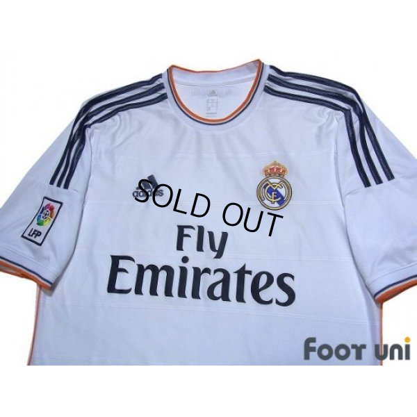 Photo3: Real Madrid 2013-2014 Home Shirt and Shorts Set LFP Patch/Badge