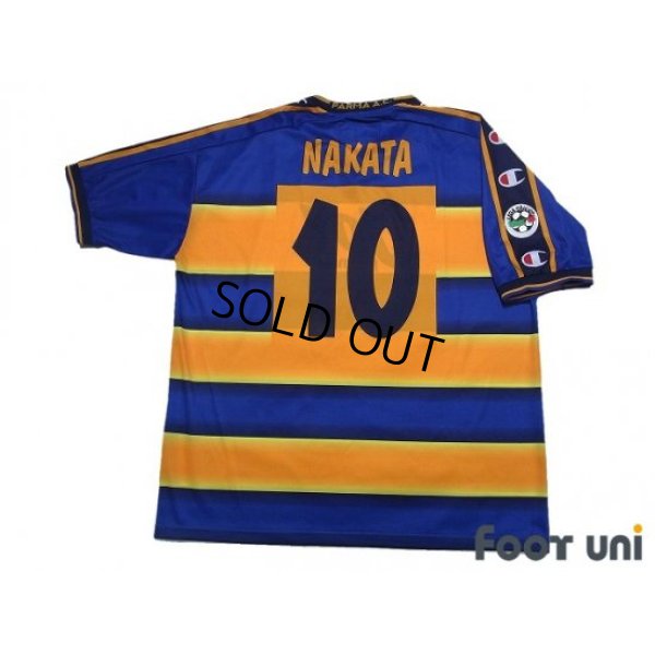 Photo2: Parma 2001-2002 Home Shirt #10 Hidetoshi Nakata Lega Calcio Patch/Badge