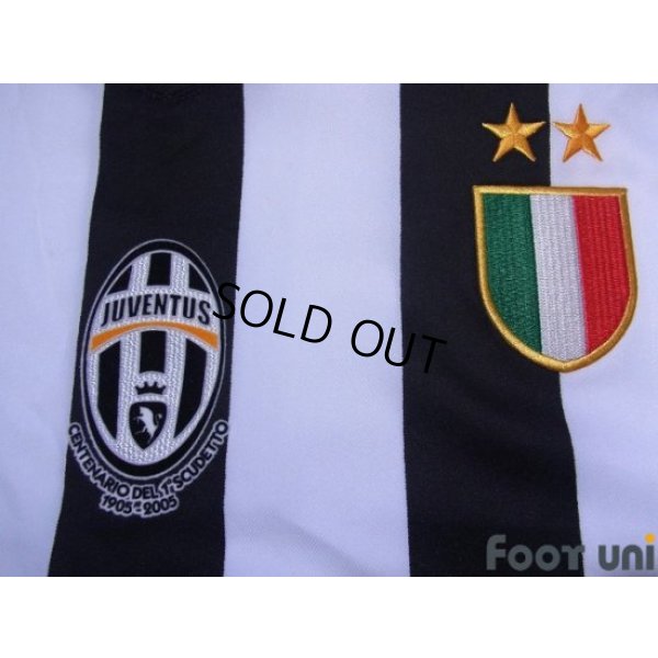 Photo5: Juventus 2005-2006 Home Long Sleeve Shirt Scudetto Patch/Badge w/tags
