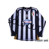 Juventus 2005-2006 Home Long Sleeve Shirt Scudetto Patch/Badge w/tags