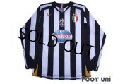 Juventus 2005-2006 Home Long Sleeve Shirt Scudetto Patch/Badge w/tags