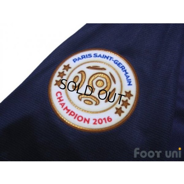 Photo6: Paris Saint Germain 2016-2017 Home Shirt #25 Adrien Rabiot Paris Saint Germain Champion 2016 Patch/Badge w/tags