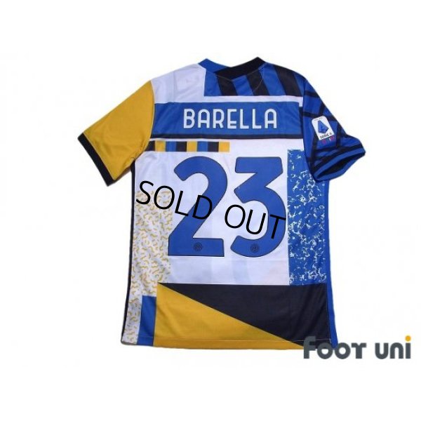 Photo2: Inter Milan 2020-2021 Fourth Shirt #23 Nicolo Barella w/tags