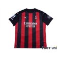 Photo1: AC Milan 2020-2021 Home Shirt #11 Ibrahimovic Serie A Tim Patch/Badge w/tags (1)