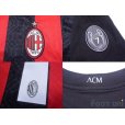Photo7: AC Milan 2020-2021 Home Shirt #11 Ibrahimovic Serie A Tim Patch/Badge w/tags