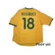 Photo2: Brazil 2000 Home Shirt #18 Fabio Rochemback (2)