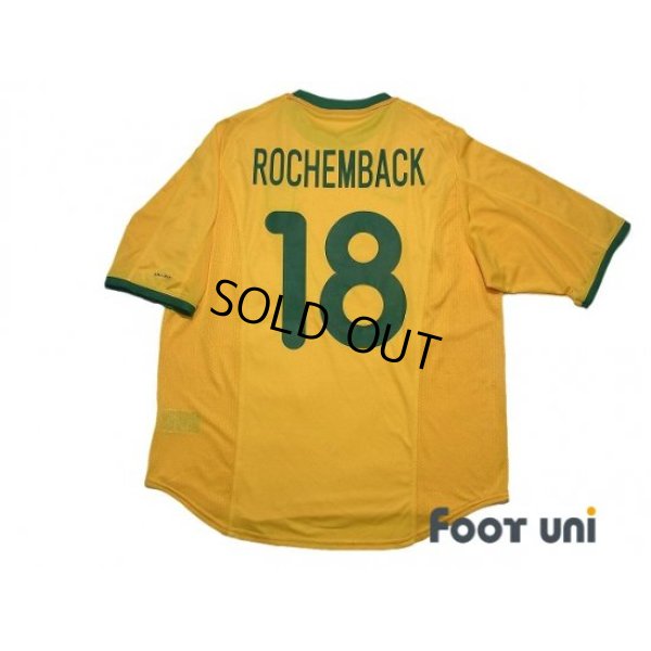 Photo2: Brazil 2000 Home Shirt #18 Fabio Rochemback