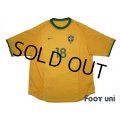 Brazil 2000 Home Shirt #18 Fabio Rochemback