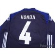 Photo4: Japan 2012-2013 Home Long Sleeve Shirt #4 Keisuke Honda