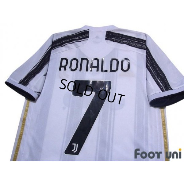 Photo4: Juventus 2020-2021 Home Shirt #7 Ronaldo Scudetto Patch/Badge w/tags