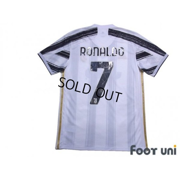 Photo2: Juventus 2020-2021 Home Shirt #7 Ronaldo Scudetto Patch/Badge w/tags