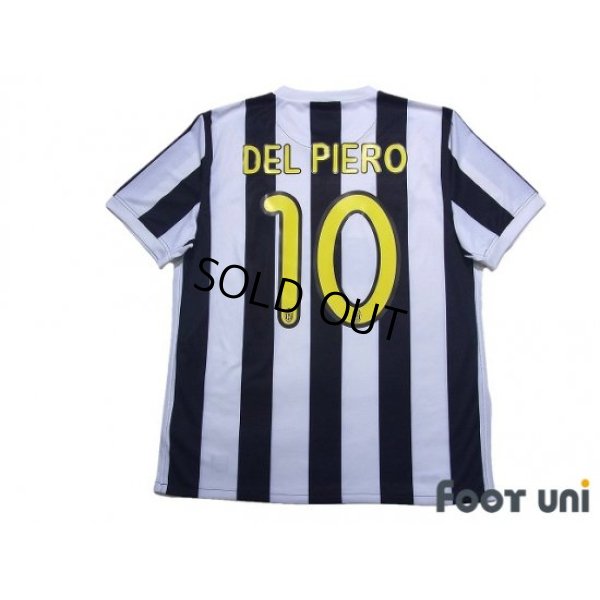 Photo2: Juventus 2009-2010 Home Shirt #10 Del Piero