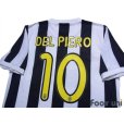 Photo4: Juventus 2009-2010 Home Shirt #10 Del Piero