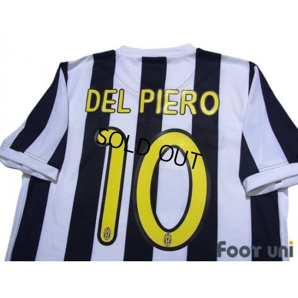 Photo4: Juventus 2009-2010 Home Shirt #10 Del Piero