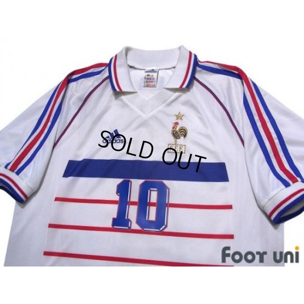 Photo3: France 1999 Away Shirt #10  Zinedine Zidane