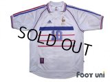 France 1999 Away Shirt #10  Zinedine Zidane