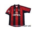 Photo1: AC Milan 1998-1999 Home Shirt #3 Maldini Lega Calcio Patch/Badge (1)