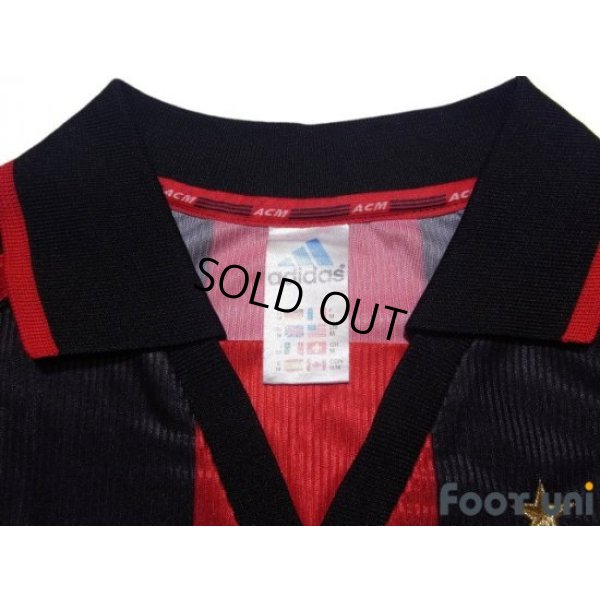 Photo5: AC Milan 1998-1999 Home Shirt #3 Maldini Lega Calcio Patch/Badge
