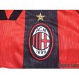 Photo6: AC Milan 1998-1999 Home Shirt #3 Maldini Lega Calcio Patch/Badge