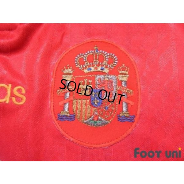 Photo6: Spain 1994 Home Shirt #6 Fernando Hierro