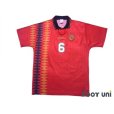 Photo1: Spain 1994 Home Shirt #6 Fernando Hierro (1)