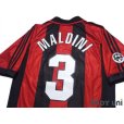 Photo4: AC Milan 1998-1999 Home Shirt #3 Maldini Lega Calcio Patch/Badge
