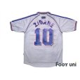 Photo2: France 1999 Away Shirt #10  Zinedine Zidane (2)