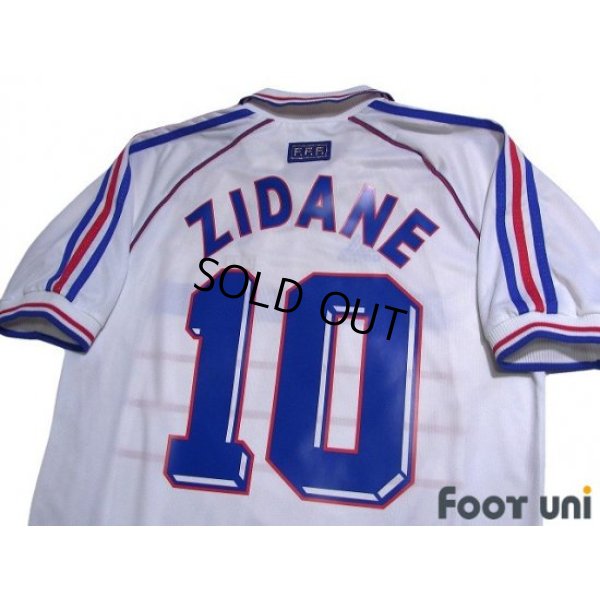 Photo4: France 1999 Away Shirt #10  Zinedine Zidane