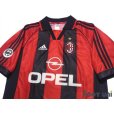 Photo3: AC Milan 1998-1999 Home Shirt #3 Maldini Lega Calcio Patch/Badge