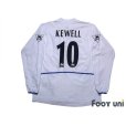 Photo2: Leeds United AFC 2002-2003 Home Long Sleeve Shirt #10 Kewell The F.A. Premier League Patch/Badge (2)