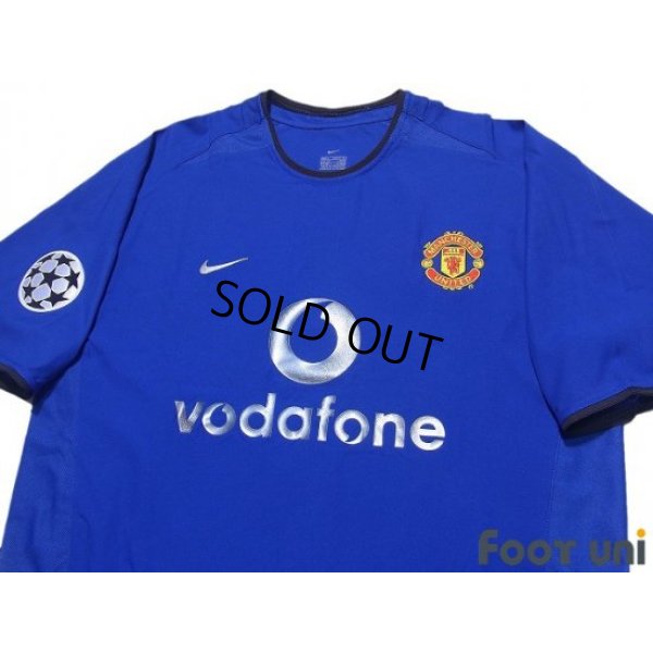 Photo3: Manchester United 2002-2003 Third Shirt #11 Giggs Champions League Patch/Badge