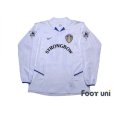 Photo1: Leeds United AFC 2002-2003 Home Long Sleeve Shirt #10 Kewell The F.A. Premier League Patch/Badge (1)