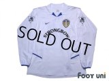 Leeds United AFC 2002-2003 Home Long Sleeve Shirt #10 Kewell The F.A. Premier League Patch/Badge