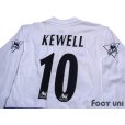 Photo4: Leeds United AFC 2002-2003 Home Long Sleeve Shirt #10 Kewell The F.A. Premier League Patch/Badge (4)