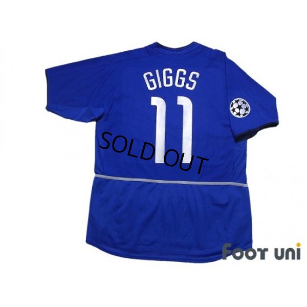 Photo2: Manchester United 2002-2003 Third Shirt #11 Giggs Champions League Patch/Badge