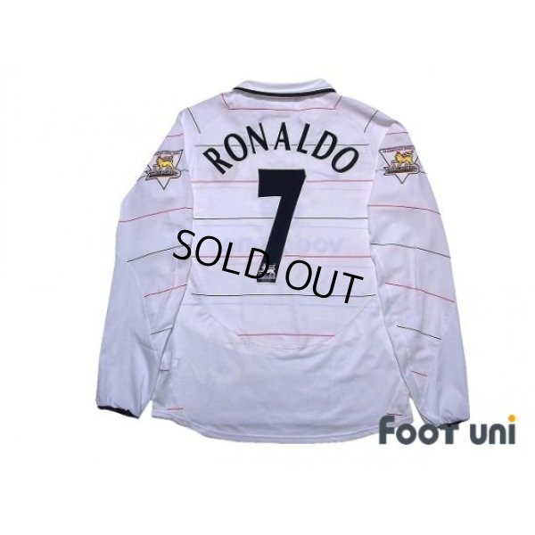 Photo2: Manchester United 2003-2005 Third Long Sleeve Shirt #7 Ronaldo Champions 2002-2003 BARCLAYCARD PREMIERSHIP Patch/Badge
