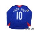 Photo2: Manchester United 2005-2006 Away Long Sleeve Shirt #10 Van Nistelrooy Champions League Patch/Badge (2)