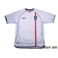 Photo1: England 2002 Home Shirt (1)