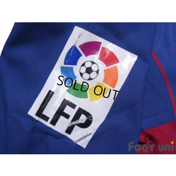 Photo8: FC Barcelona 2004-2005 Home Authentic Shirt #15 Edmilson LFP Patch/Badge