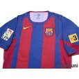 Photo3: FC Barcelona 2004-2005 Home Authentic Shirt #15 Edmilson LFP Patch/Badge