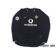 Photo1: Manchester United 2003-2005 Away Long Sleeve Shirt #10 van Nistelrooy Champions League Patch/Badge (1)