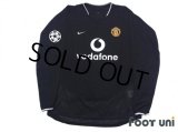 Manchester United 2003-2005 Away Long Sleeve Shirt #10 van Nistelrooy Champions League Patch/Badge