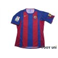 Photo1: FC Barcelona 2004-2005 Home Authentic Shirt #15 Edmilson LFP Patch/Badge (1)